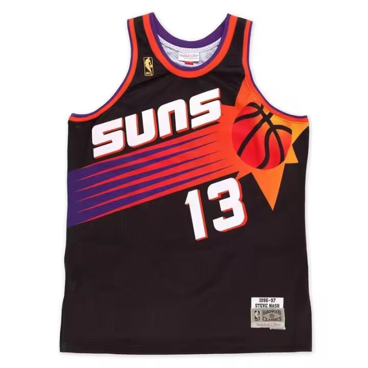 CAMISETA STEVE NASH - PHOENIX SUNS - SWINGMAN NEGRA - 1