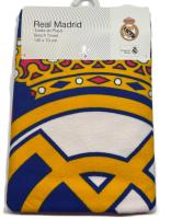 Toalla para Playa Piscina Real Madrid Oficial 70x140cm infantil de microfibra para niños - details 2