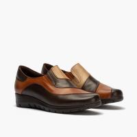 Mocasines y náuticos mujer PASODOBLE 2701-05 ZAPATO PIEZAS MARRON-CUERO-TAUPE 29824 23I - details 1
