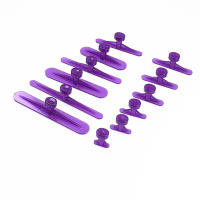 12pcs Herramientas De Eliminación De Aros De Automóvil Profesionales Tablas De Pegamento Para Reparación De Choques Y Huecos En El Coletero - details 5