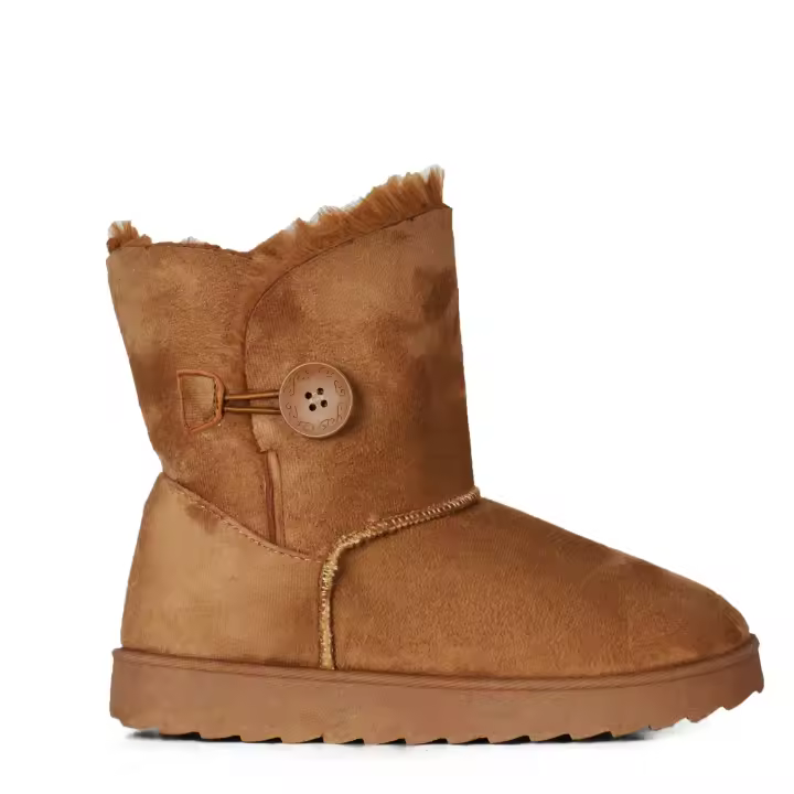 Altamoda Botas Autralianas con Pespuntes para Mujer Calientes Color Camel Nieve - 1