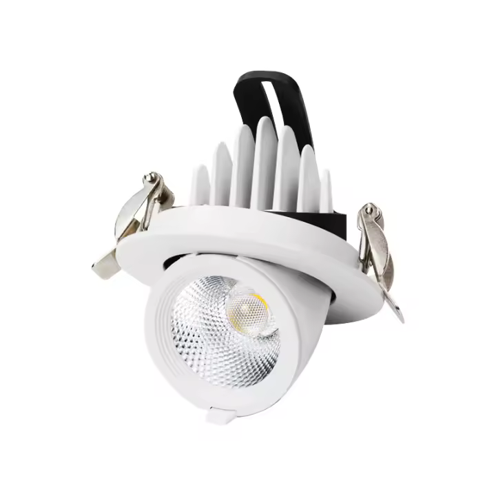 Spotlight LED Ajustable En 360° Elegante Cuello De Elefante Para Techo Luz De Pared Para Sala De Estar Barra Cocina Integrada COB - 1