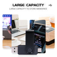 Memoria Stick USB Tipo-C 2 En 1 Para Móvil 8GB 16GB 32GB 64GB Rotable Negro Pendrive Flash Drive U Disquete Compatible Con Type-C - details 4