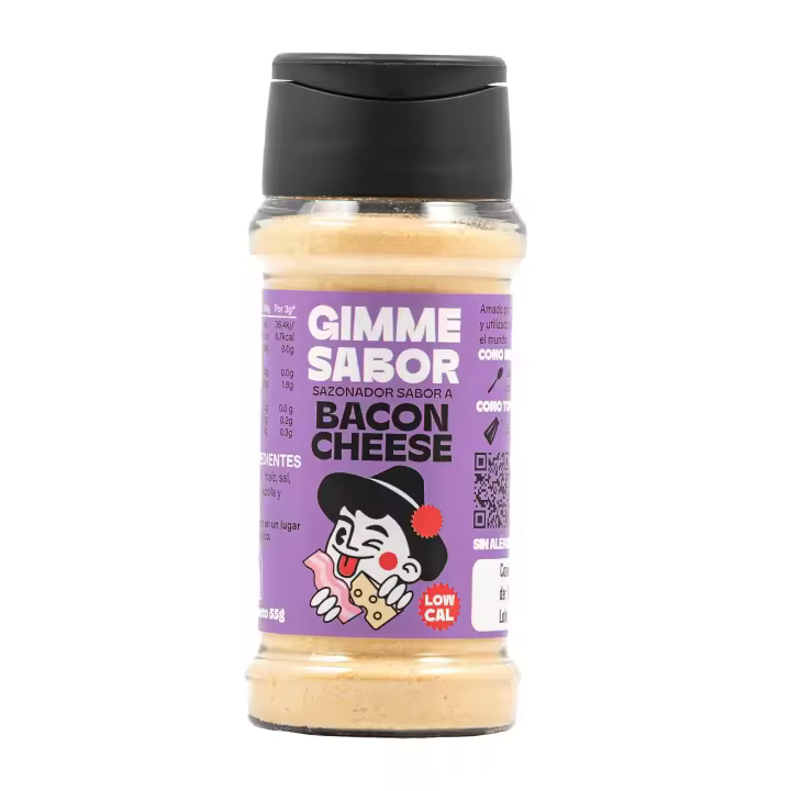GIMME SABOR Sazonador vegetal sabor BACON Y QUESO, Sin glutamato ni alérgenos - 1