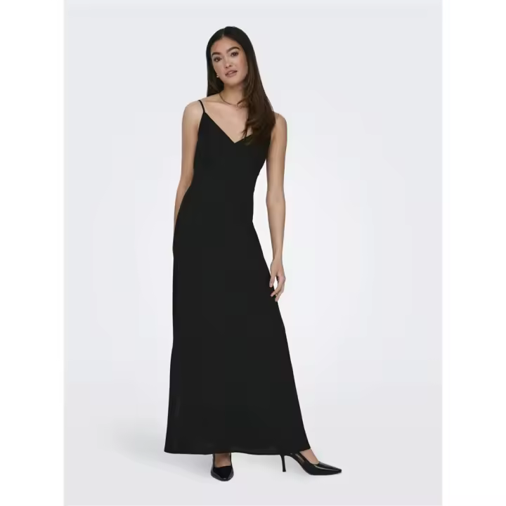 Vestido Nova Negro Largo de Only - 1