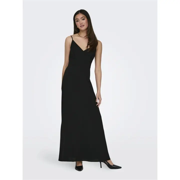 Vestido Nova Negro Largo de Only - 1