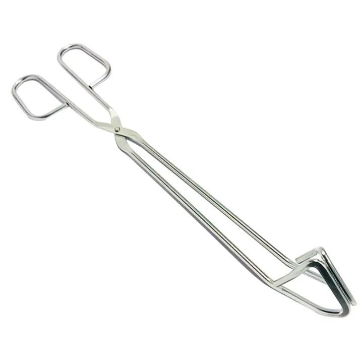 Pinzas De Barbecue Resistente Al Calor Con Agujeros Huecos Herramientas De Cocina Accesorios De BBQ Hechas De Acero Inoxidable Fácil De Limpiar - 1
