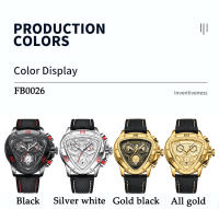 Reloj De Pulsera Deportivo Para Hombre 2024 Marca Top Lujo Grande Cronógrafo Cuarzo Resistantes Al Agua Y Al Choque Manos Luminosas Correa De Cuero Relogio Masculino - details 9