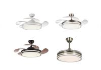 MIMAX LIGHTING VENTILADOR DE TECHO CALIMA 1,2,3,4 PARA ELEGIR 109 CM / 55 CM aspas plegadas. COLOR PLATA.VENTILADOR MÁS VENDIDO EN ESPAÑA 2023/4. SUPER SILENCIOSO, MOTOR DC, ASPAS RETRACTILES, LUZ LED VARIABLE DE 2700K A 6500K (CALIDA, DÍA, FRÍA) - details 1
