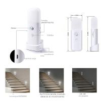 Lámpara Nocturna Sensor De Movimiento USB Recargable LED Dimmable Portátil Para Habitación De Niños Y Dormitorio Luz Nocturna Activada Por Movimiento - details 5