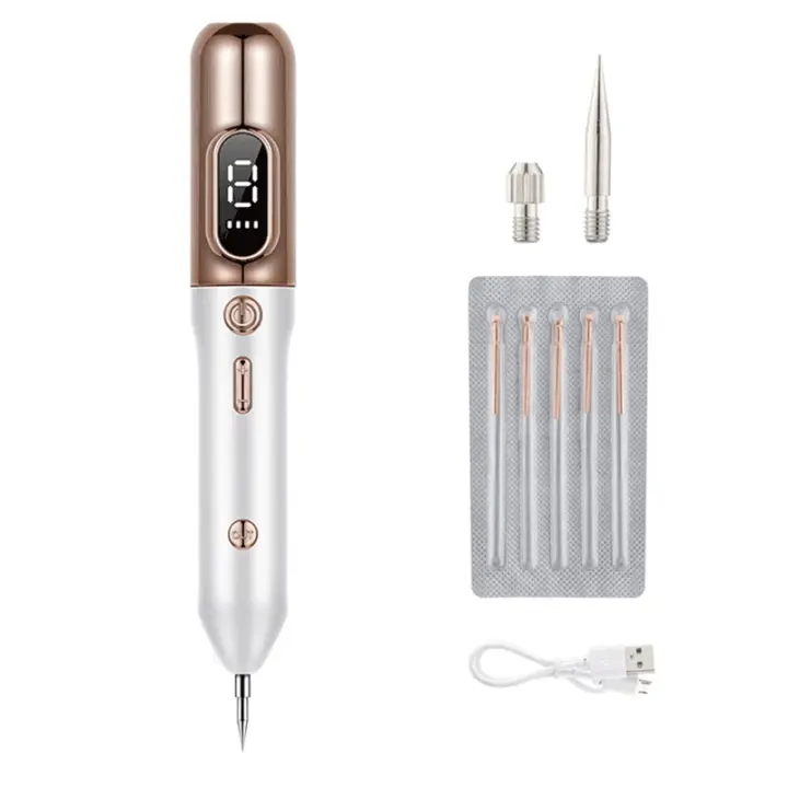 Skin Tag Remover -Ideal para Hogar y Tratamientos Discretos, carbonización ionizada, instrumento de belleza de nueve grados,Regalo del Día de la Madre - 1