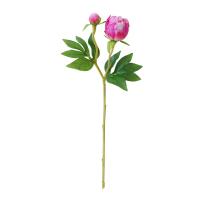 Arreglo De Flores De Seda Estilo Europeo Con Dos Cabezas De Peonía Simuladas Decoración Suave Para Bodas Y Hogar Arte Floral - details 3