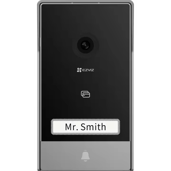 EZVIZ TP7 Videoportero 2K con Pantalla Interior, Cámara de Vigilancia Exterior 162°, Audio Bidireccional, Visión Nocturna, Detección Humana, Desbloqueo Remoto, RFID y Control por App, Ideal para Casas y Villas - 1