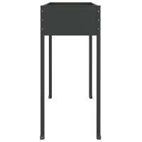 vidaXL Jardinera de acero galvanizado gris antracita 100,5x40,5x90 cm - details 4