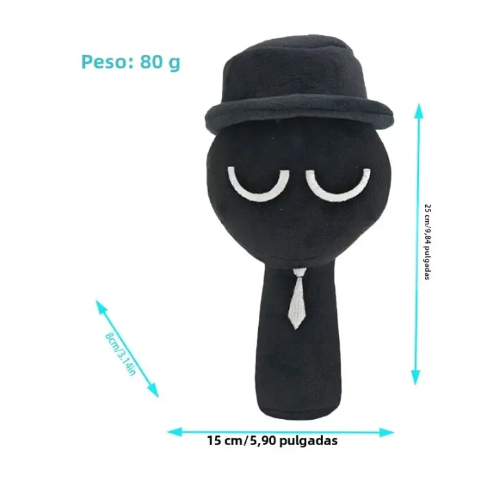 Muñeca De Peluche Rhythm Box Spronki Juguete De Peluche Para Adultos Y Niños Material De Relleno PP Algodón Figura De Anime De TV - 1