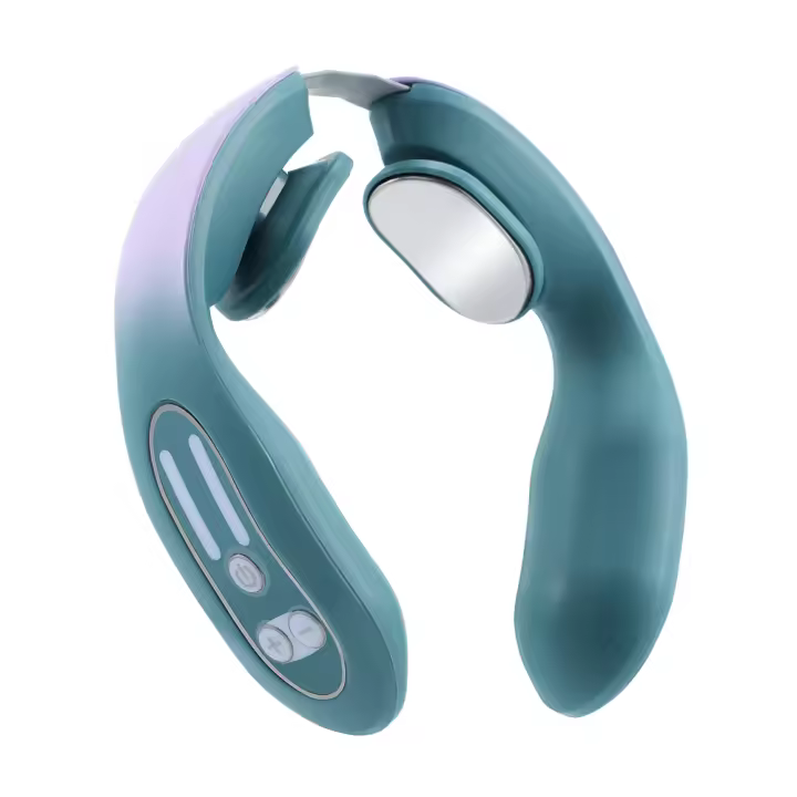 Masajeador Eléctrico EMS para Cuello y Cervicales - Microcorriente, Vibración, Amasamiento, Terapia Física, Compresa Caliente - 1