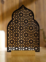 Adorno De Madera Hueca Para Ramadan Eid Mubarak Decoración De Navidad Musulmana Feliz Ramadan Kareem Adorno Vacacional Moderno - details 2