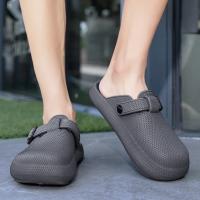 Zapatillas De Hombre EVA Ligera Y Transpirable Zapatillas De Playa Impermeables Y Antigolpes Para Exterior Clogs Pareja Sandalias Casuales Para Jardín - details 19