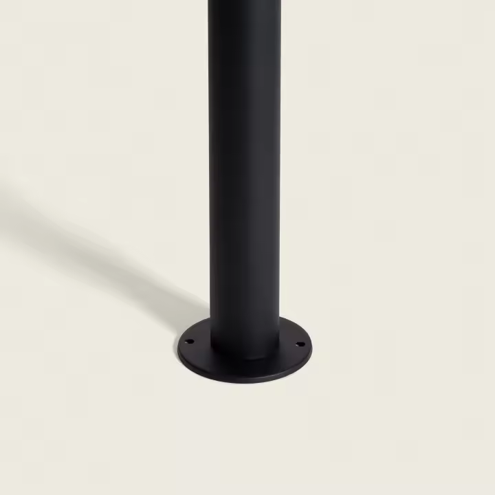Ledkia Baliza de Pie Exterior Aluminio 50cm Graham Negro - 1