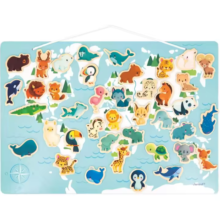 Puzzle magnético Minikids - Janod J05468 JU05468 JANOD - 1