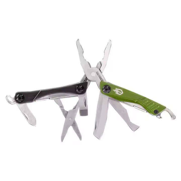 Equipo de pesca Herramientas Gerber Multiherramienta Dime Verde Multiherramientas - 1