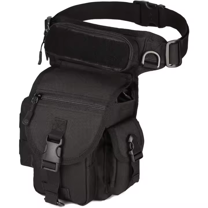 Bolsa de pierna impermeable táctica militar, riñonera multifunción para herramientas, bolsa de muslo al aire libre - 1