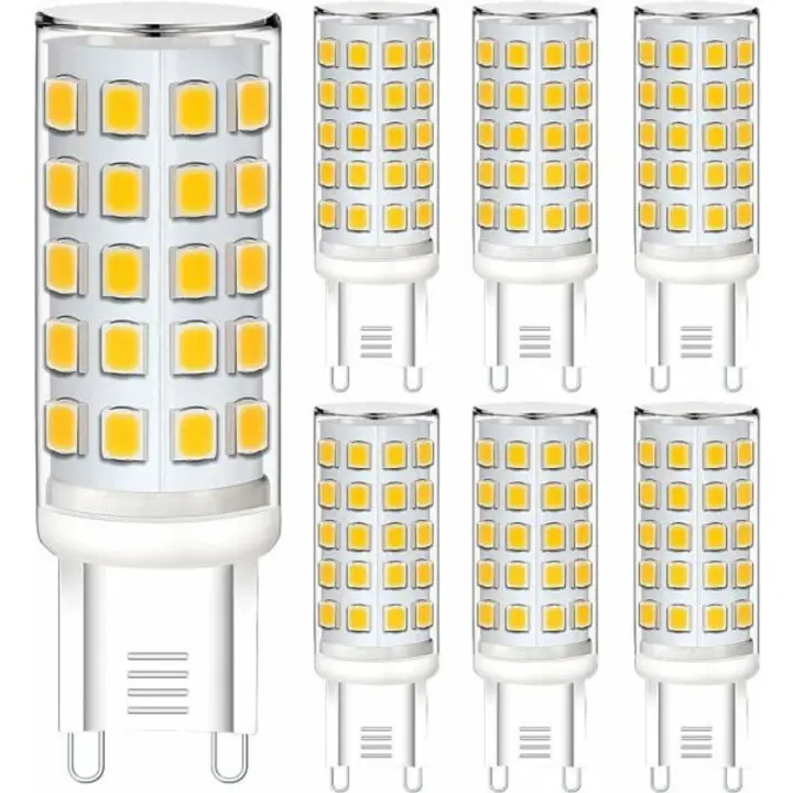LED G9 regulable, 5W, 230V equivalente a 40W, halógeno, paquete de 6 - 1