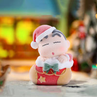 Caja Sorpresa De Navidad Crayon Shin Chan Con Muñecos Blindados Decoración De Escritorio Juguete Para Adultos Decoración De Navidad - details 6