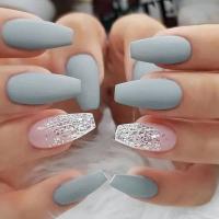 Juego De 24 Piezas De Uñas Postizas Ovaladas Con Dibujos Animados Adornos De Uñas Postizas Acrílicas Cubierta Total De Uñas Falsas Para Oficina Y Fiestas - details 2