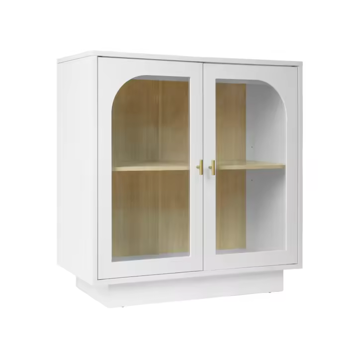 Apartamento con dos entradas en Blanco con Elementos arqueados, longitudinal 80 cm, para dormitorio, estudio, salón y otras habitaciones (79x35x80) - 1