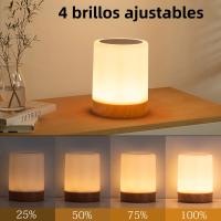 Lámpara De Noche Inteligente RGB 16 Colores Recargable Por USB Para Mesa De Noche Decoración De Dormitorio Regalo Luz De Mesa De Comedor Toque Sensible - details 8