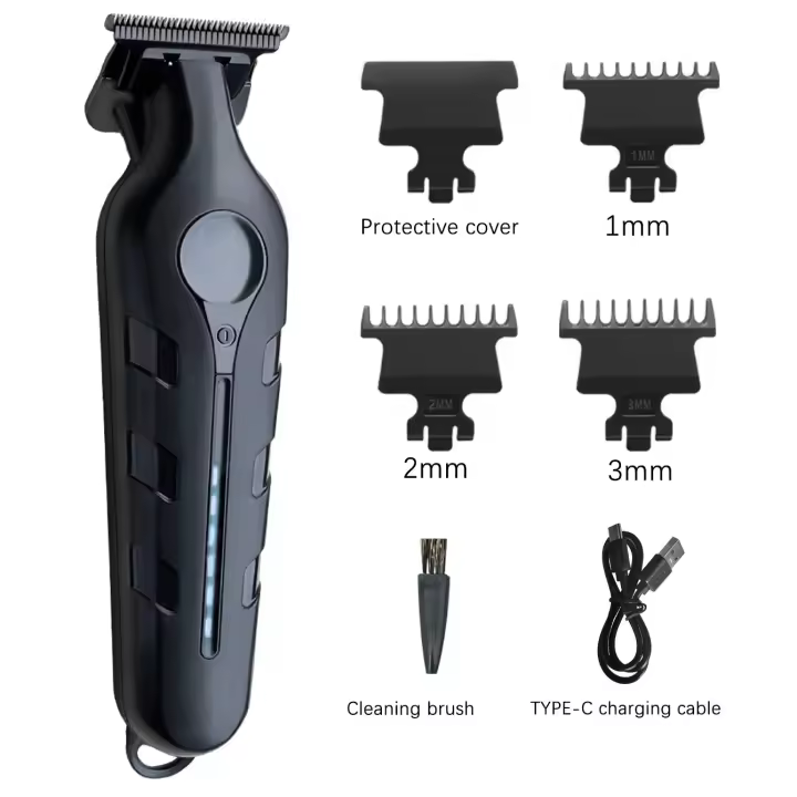 Clipper de pelo eléctrico de carga USB Clipper de pelo aceitoso Clipper Talla Clipping Clipper - 1