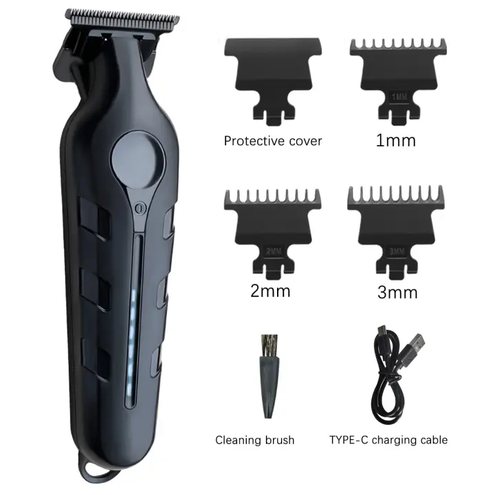 Clipper de pelo eléctrico de carga USB Clipper de pelo aceitoso Clipper Talla Clipping Clipper - 1