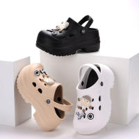 Sandalias Plataforma Gruesa Eva Para Mujer Verano Antideslizantes Zapatos De Jardín Clogs De Tapa Cerrada Para Playa Y Tierra - details 1