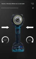 Llave de Impacto Eléctrica sin Escobillas 500Nm - Herramienta Profesional con Batería de Litio, Alta Torque para Talleres y Uso Industrial - details 9