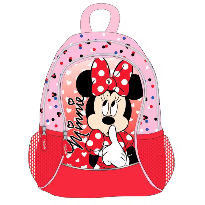 Mochila Minnie Disney 40cm. Mochila ergonómica con amplio espacio. Diseño resistente y versátil para llevar tus pertenencias con estilo. - 1