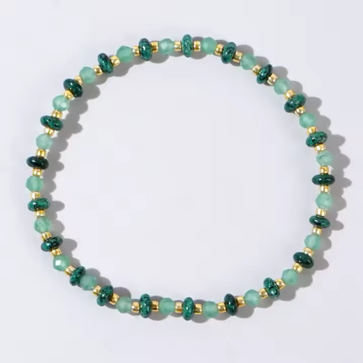 Pulsera Bohemia De Vacaciones En La Playa Estilo Colorido Para Mujer Joyería Hermosa Regalo Para Capas Piedra Natural - 1