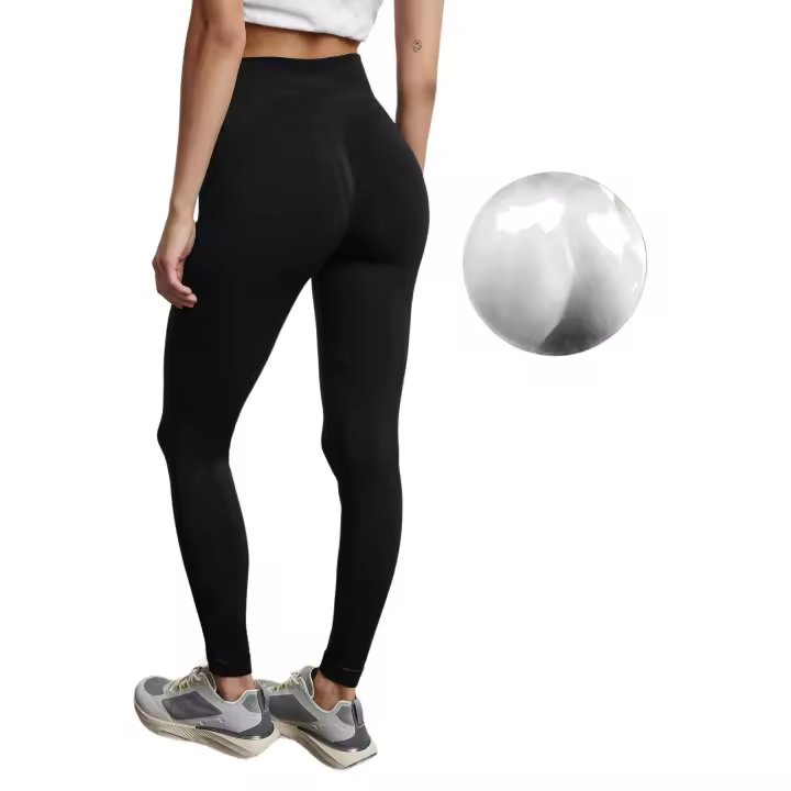Trendyol Black Seamless Push Up Full Length Knitted Sports Tights Thmaw25Ty00003 - 1
