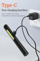 Linterna LED Recargable USB Mini Portátil Con Clip De Bolígrafo Impermeable Y Imán Para Trabajo Emergencias Exteriores - details 16