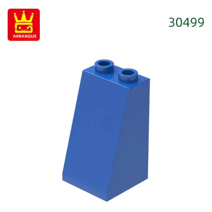 Bloques De Construcción Compatible Con Bloques De Crea Wange 34Pcs 2x2x3 Inclinatorios Accesorios MOC Para DIY Juguete Para Niños Regalo Caja - 1