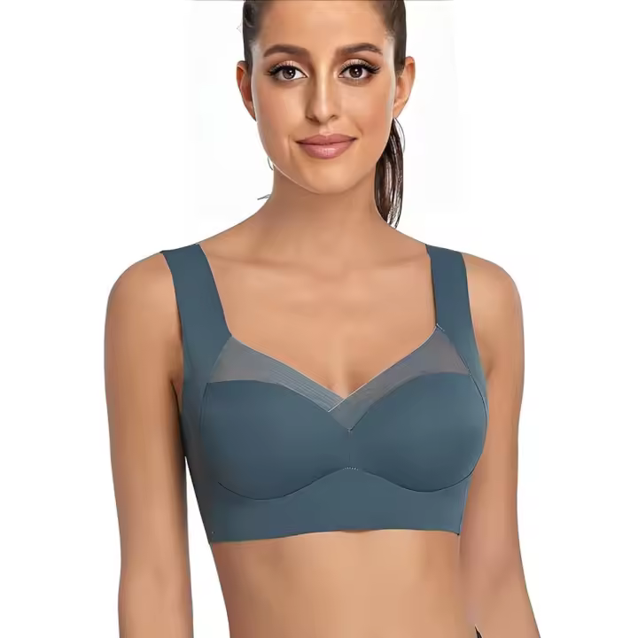 Sujetador para mujer, sujetador corrector de postura, sujetador de copa de moda, sujetador inalámbrico push-up - 1