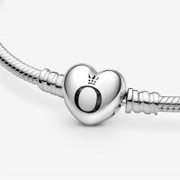 Momentos Pulsera plata S925 pulsera con cierre de corazón Ref. 590719 - details 1