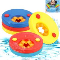 Bandas de Natacion para niños, paquete de 6 discos flotantes de EVA, Bandas de Natacion coloridas para niños de 3 a 14 años que están opening in Nadar, anillos de peso recomendaciones de 15 to 30 kg - details 0