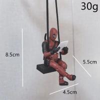 Colgante De Coche Creativo Anime Deadpool Accesorios Para Interiores De Coche Colgante Para Espejo Retrovisor Partes De Dibujos Animados - details 16