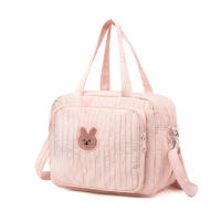 Bolso De Moda Para Mamá Multi Funcional Con Organizador De Pañales Para Viajes Bolsa De Mano Para Mujeres Con Niño - details 8