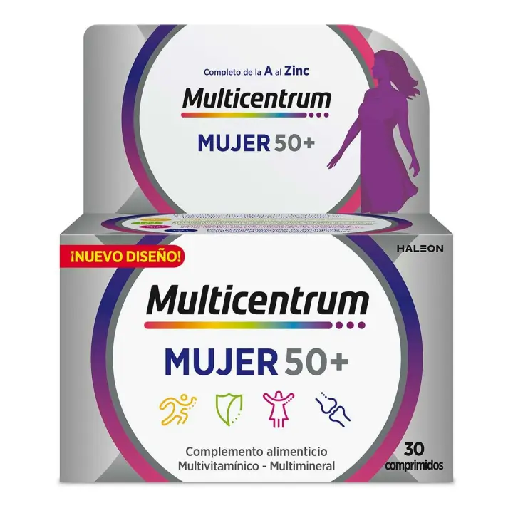 MULTICENTRUM MUJER 50+ 30 COMPRIMIDOS - 1