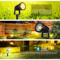 Lámpara De Jardín LED COB 5W IP65 Mini Luz Exterior 3000K 12V 24V Escenario De Paisaje Con Conector De Baja Tensión Para Vivero Y Escenario De Paisaje - details 0