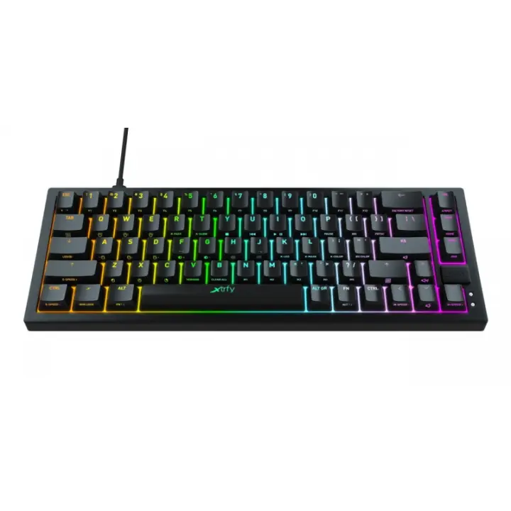 CHERRY XTRFY - K5 COMPACT RGB teclado Juego USB QWERTY Español Negro K5RGBCPTBLACKR-SPA - 1