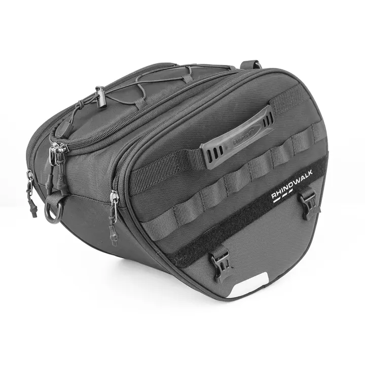 Bolsa De Tanque Universal Para Motocicleta Yamaha X-Max T-MAX N-MAX C400X GT C650GT Bolsa De Almacenamiento Y Herramientas Bolsa De Sillín Trasero De Alta Densidad Poliéster 900D - 1