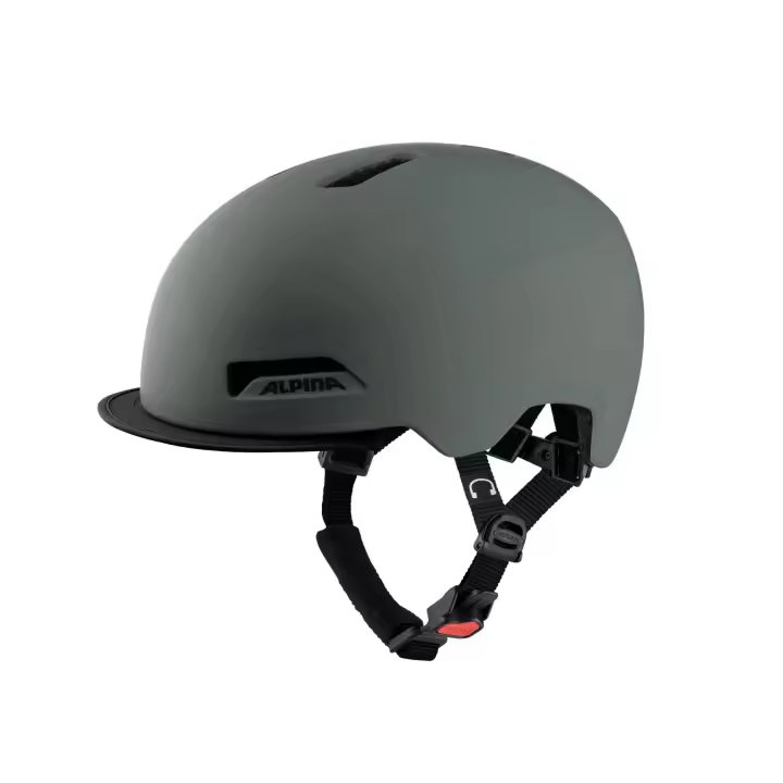 ALPINA Sports Brooklyn - Casco unisex para bicicleta, color gris marrón mate, 57-61 cm - 1